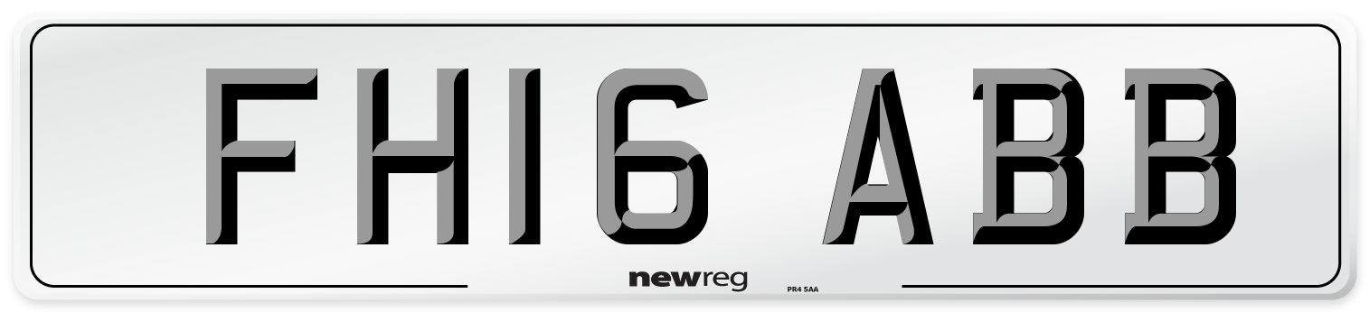 FH16 ABB Number Plate from New Reg